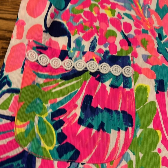 Lilly Pulitzer Girls Classic Shift Dress in Gumbo Limbo Print HTF NWT Size 10 - Picture 3 of 10